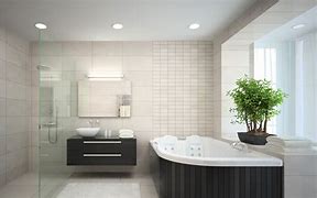 Bathroom Downlighters Using LED Lamps to save on energy costs,